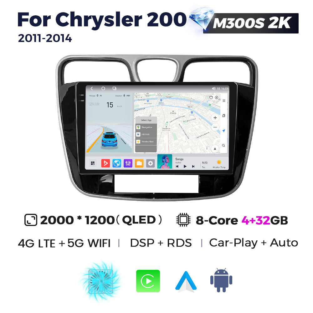 Suitable for chrysler 200 2011- 2014 dodge chrysler 200 large screen android car navigation