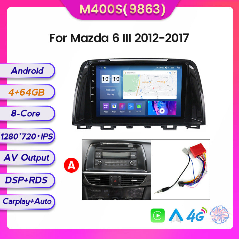 Suitable for Mazda 6 12-17 modified Android large screen central control car navigation screen 8 + 128G