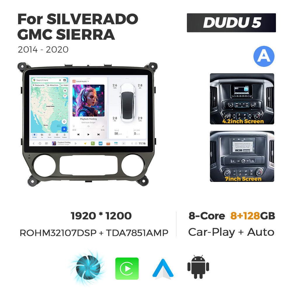 For chevrolet silverado gmc sierra 14-20 12" silverode private model navigation