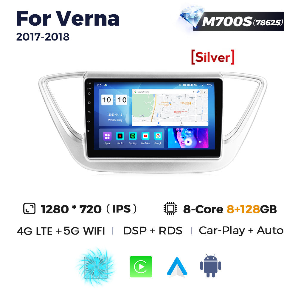 Suitable for hyundai verna accent 2017-2018 android car navigation