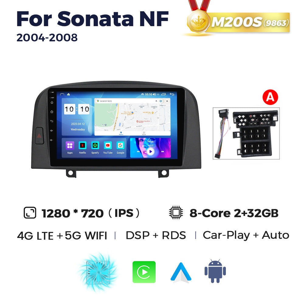 For modern Sonata NF 2004-2008 Android large screen central navigation radio 8 + 256G