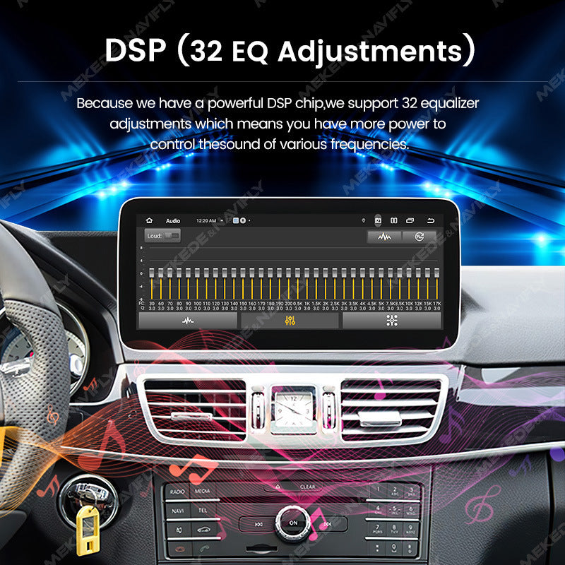 Applicable to Mercedes-Benz E-Class W212 2009-2015 Android large screen central control navigation car radio Carplay