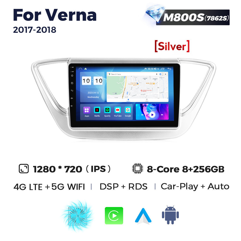 Suitable for hyundai verna accent 2017-2018 android car navigation
