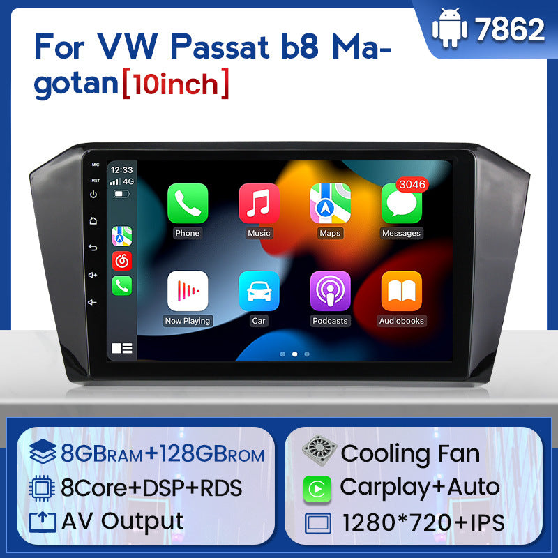 Suitable for volkswagen passat b8 magotan 2016-2020 models, in-car central control gps navigation wireless carplay