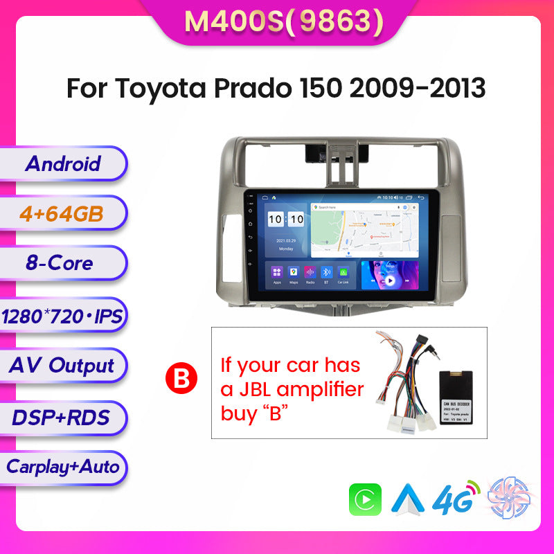 Suitable for toyota prado 150 2010-2013 toyota overbearing prado android car navigation