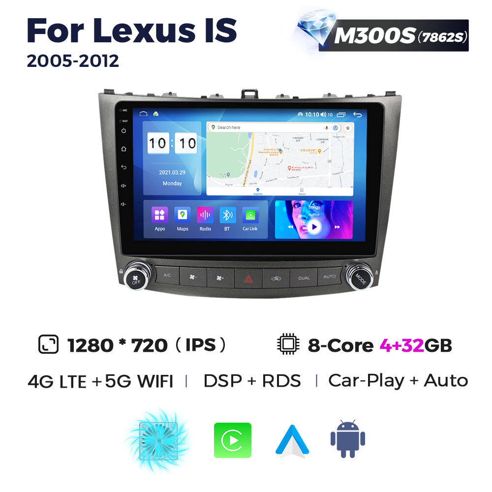 Suitable for 2005-2012 lexus is250 lexus is large screen car smart android navigator