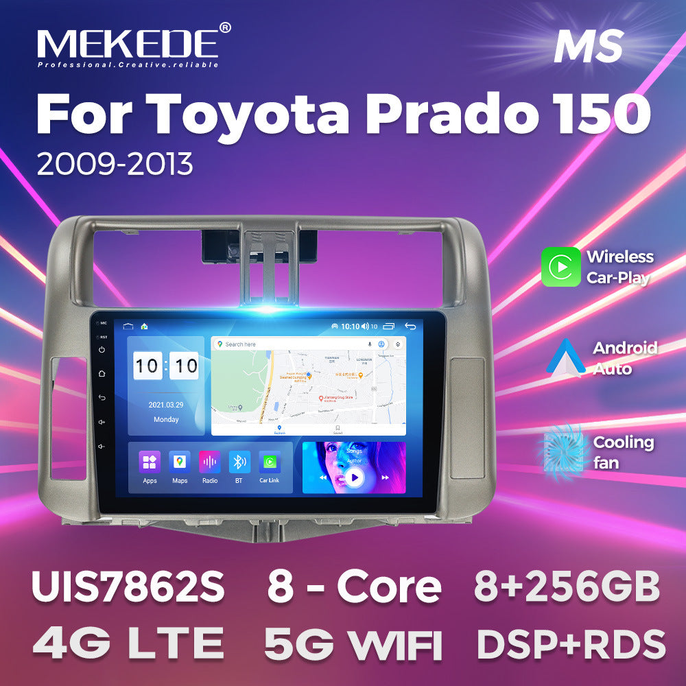 Applicable to Toyota Prado 150 2009-2013 Android large screen central control navigation Carplay