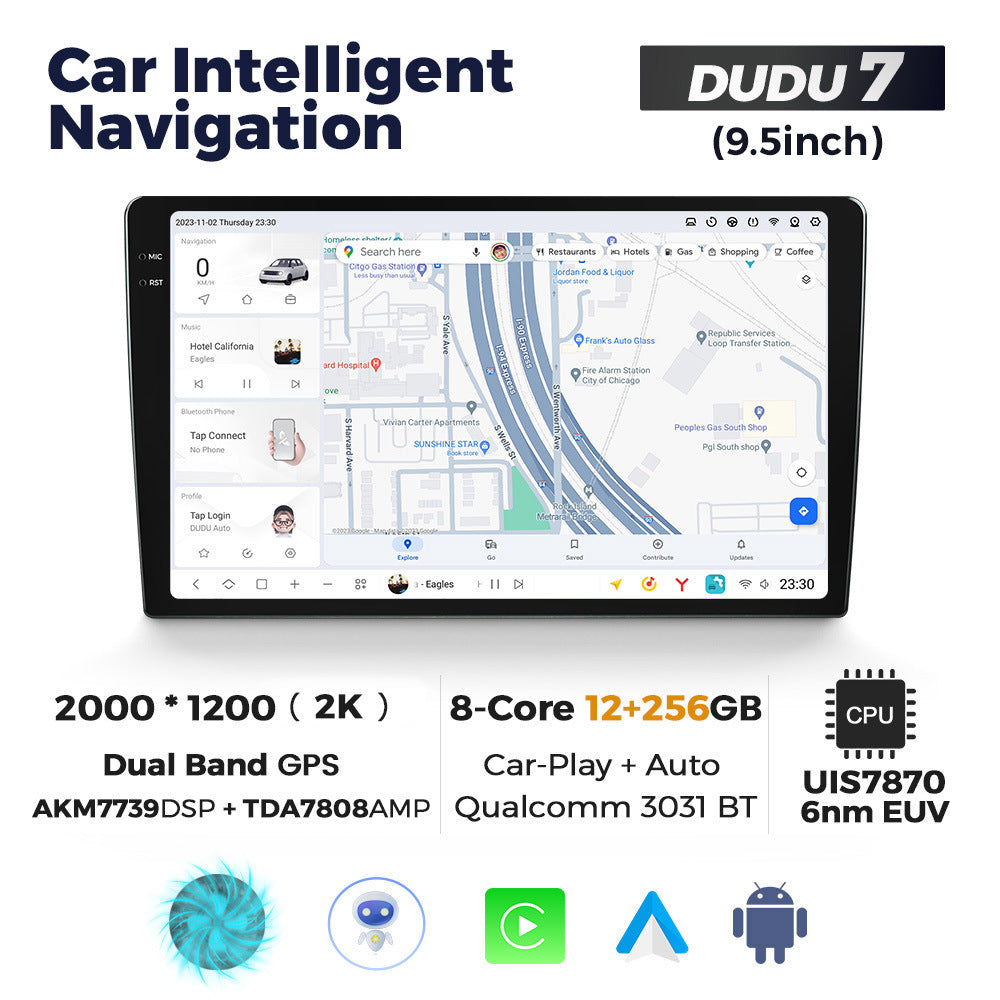 Suitable for dudu6, dudu7, and mekede dudu liangshan overseas edition smart modified android interactive navigation systems