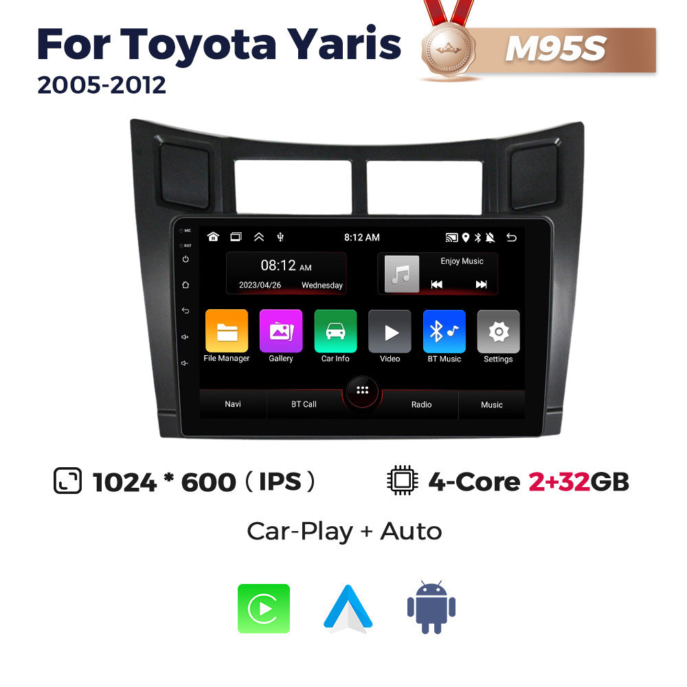 Suitable for toyota yaris 2005-2012 toyota yaris car android navigator carplay