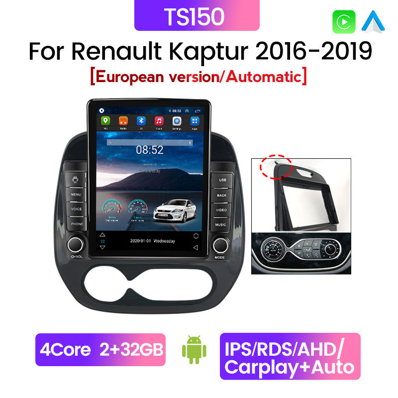 Suitable for renault kaptur 16-19_9inch renault kabin vertical screen obelisk machine android navigator