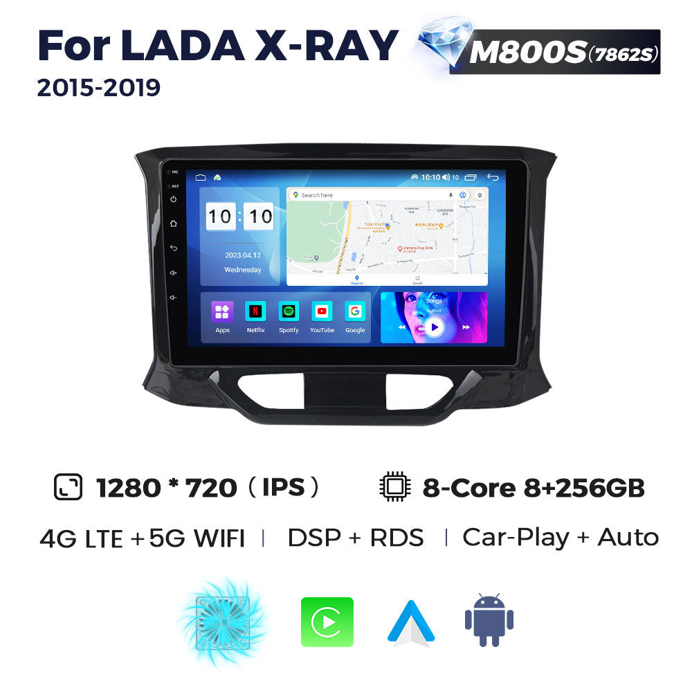 Suitable for 2015-2019 lada x-ray car android central control gps navigation/smart carplay
