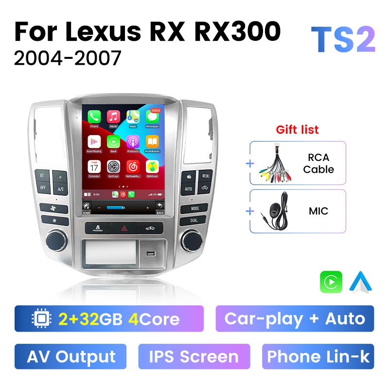Suitable for lexus rx300 330 350 rx400 450 lexus rx vertical screen android navigator