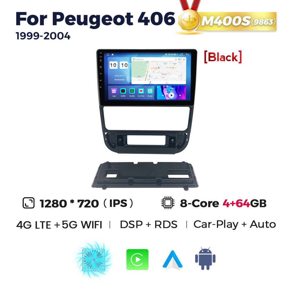 Suitable for Peugeot 406 1999-2004 Android large screen central control navigation radio 8 + 256G