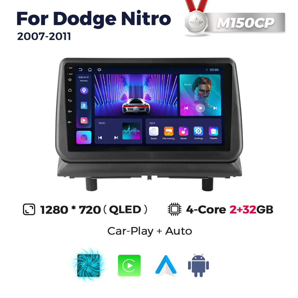 Suitable for dodge nitro 2007-2011 dodge pterodactyl top model large screen android car navigation device