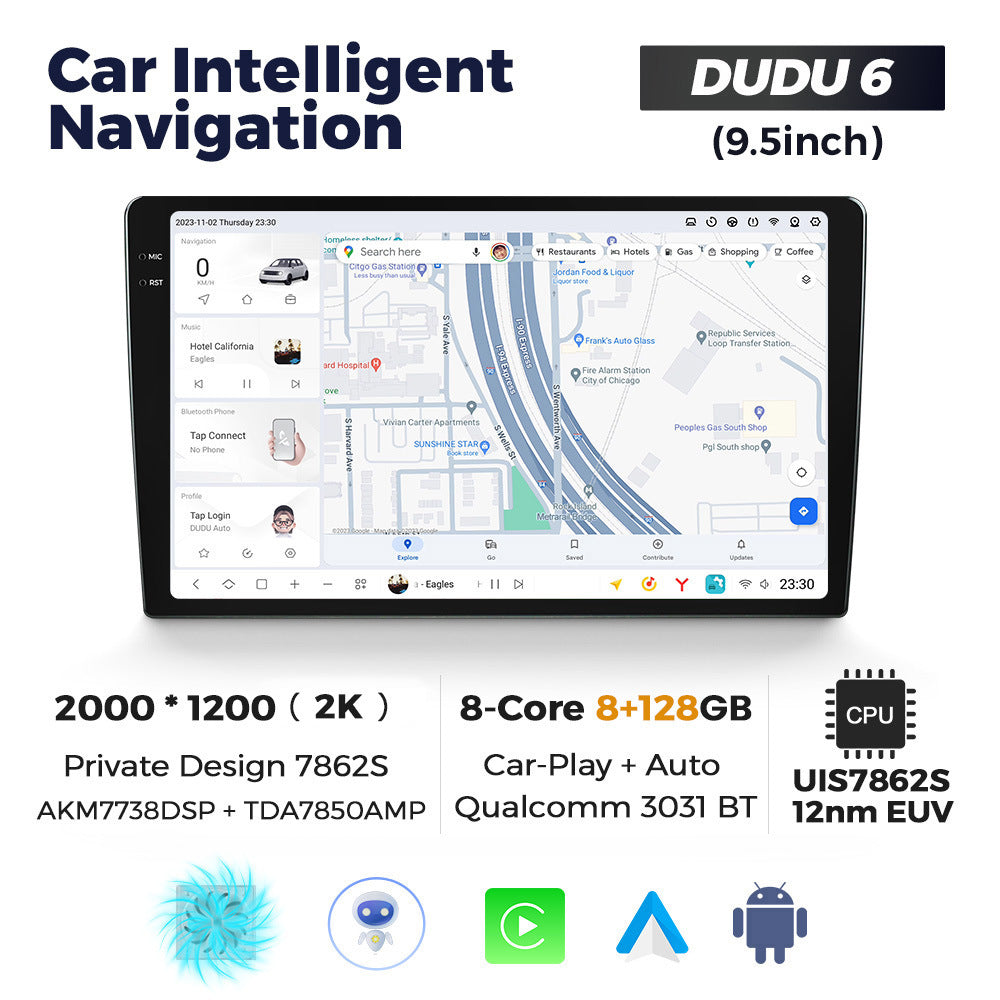 Suitable for dudu6, dudu7, and mekede dudu liangshan overseas edition smart modified android interactive navigation systems