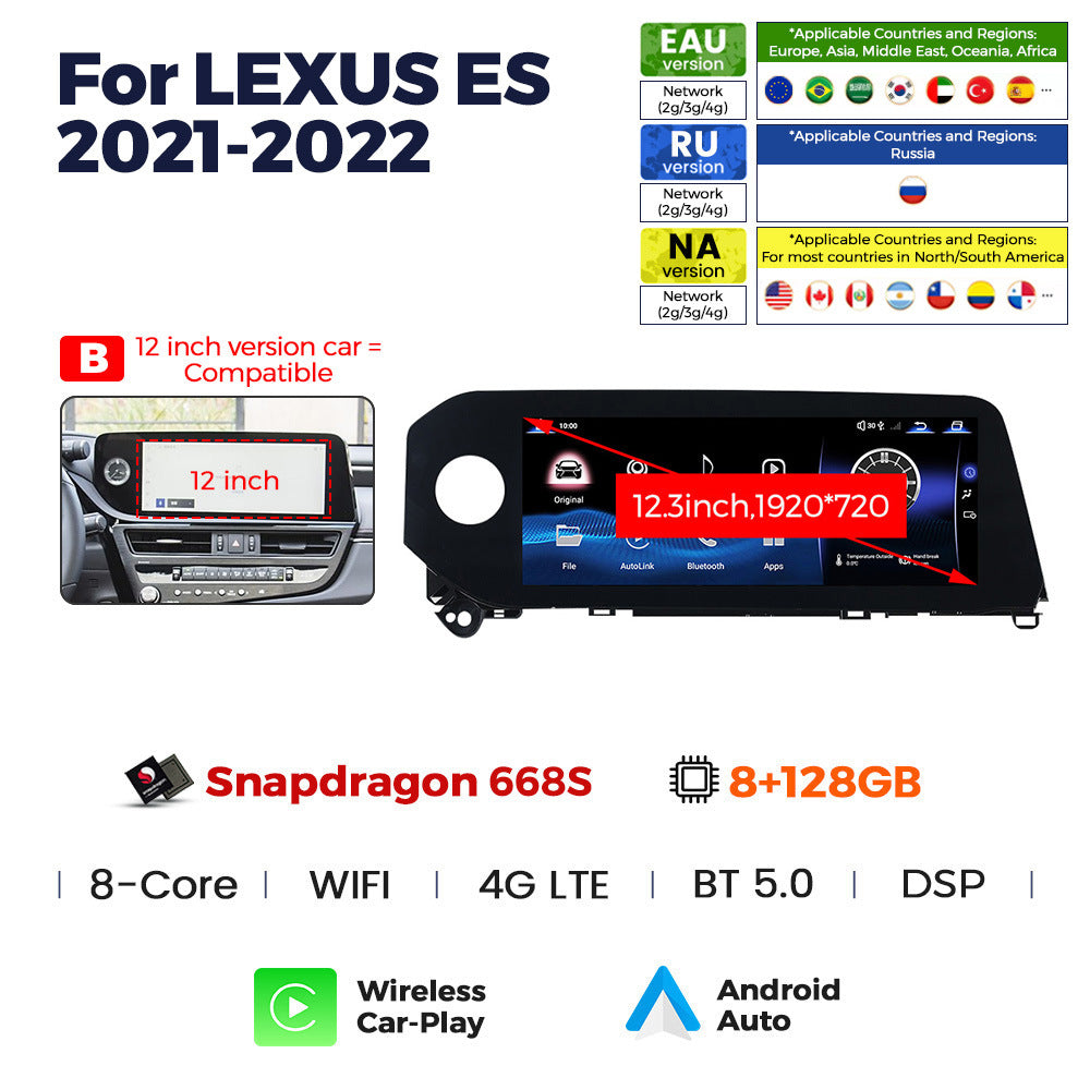Suitable for lexus es 2021-2022 lexus es new arrival original car upgraded android system navigator