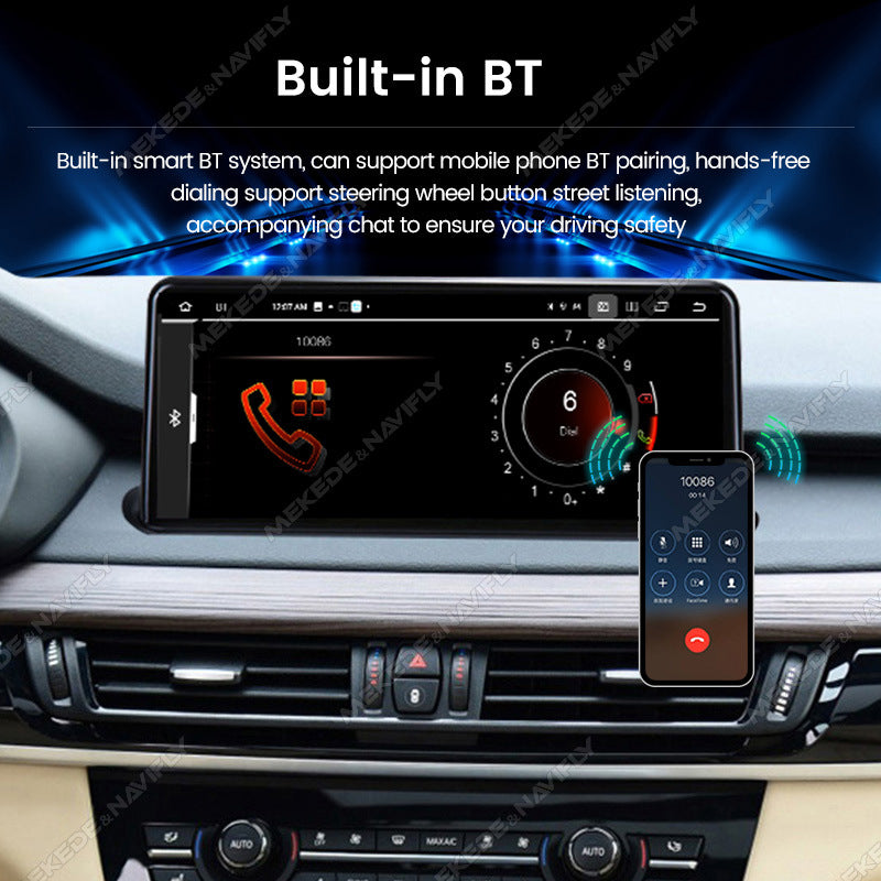 10.25 inch suitable for BMW X5 X6 F15 F16 Android central control large screen GPS navigation all-in-one machine Carplay