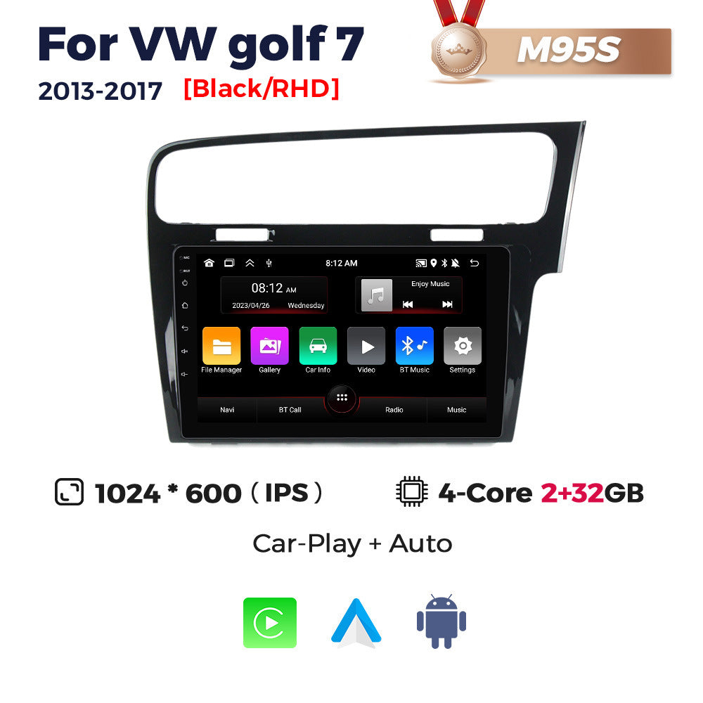 Suitable for left and right peptides vw golf 7 2013-2017 volkswagen golf seven car android large screen navigation