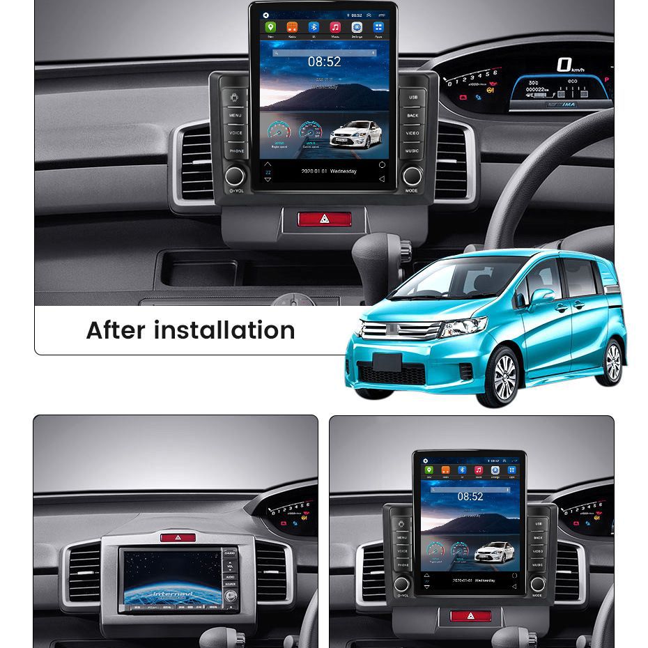 Suitable for honda fit honda freed tk vertical screen car android navigator carplay stone tablet machine
