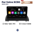 Compatible with Volvo XC90 2002-2014 Android Large-Screen Central Control Navigation Radio 8+256G