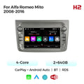 For alfa romeo mito 2008-2016alfa romeo 7" android smart navigator