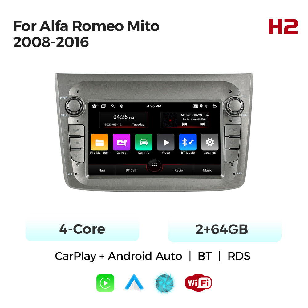 For alfa romeo mito 2008-2016alfa romeo 7" android smart navigator