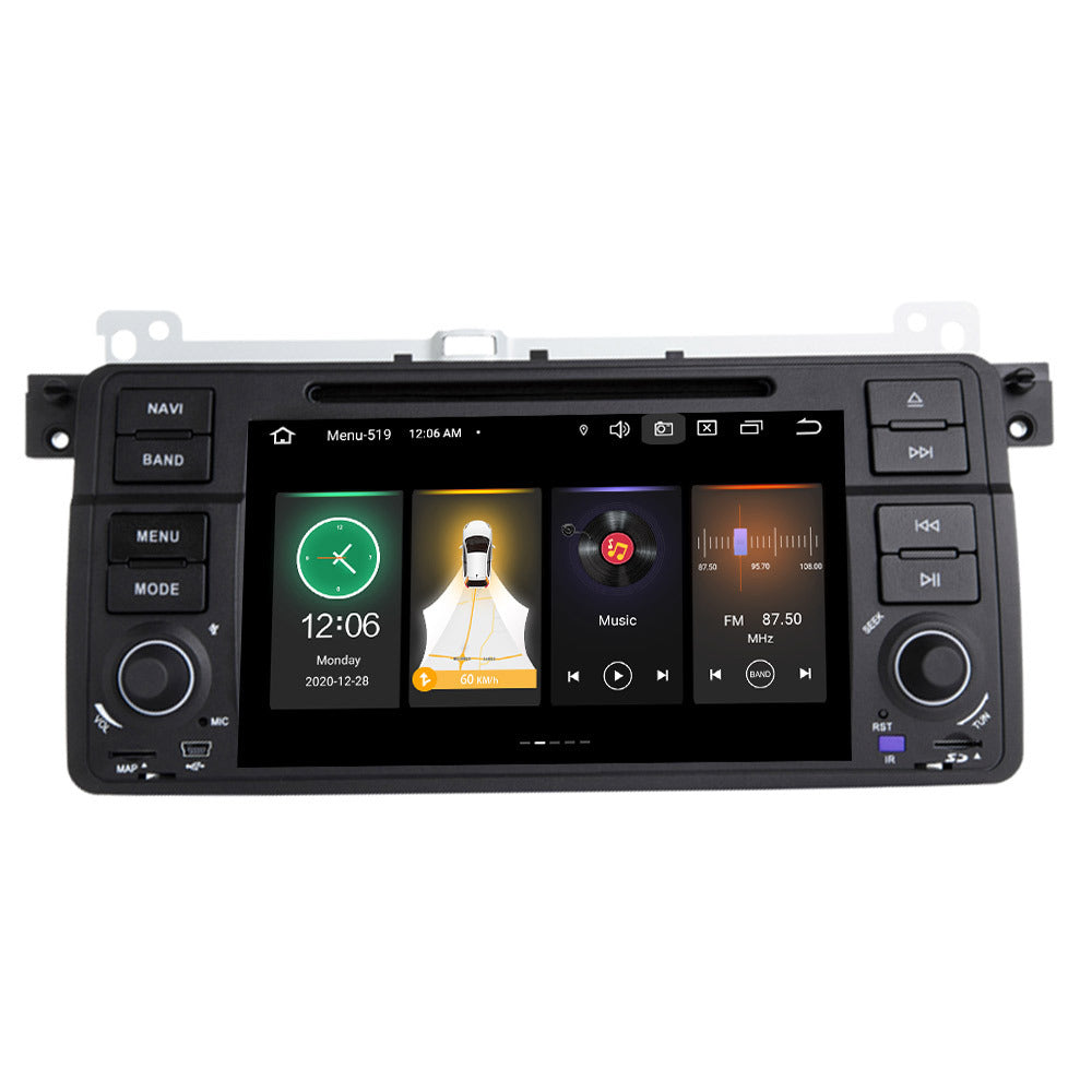 Suitable for BMW E46 3 Series original car style car navigation all-in-one machine Android large screen DVD 4 + 64G