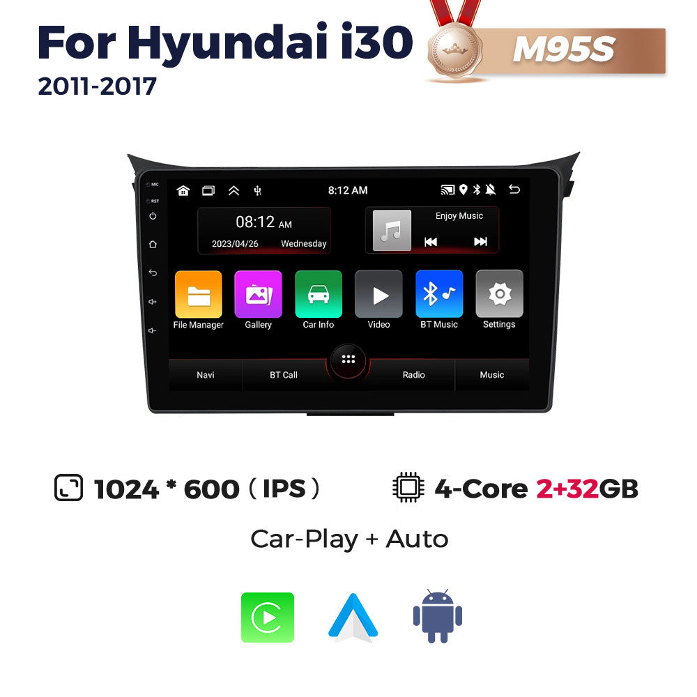 Suitable for hyundai i30 2011-2017 hyundai i30 android smart car navigation carplay