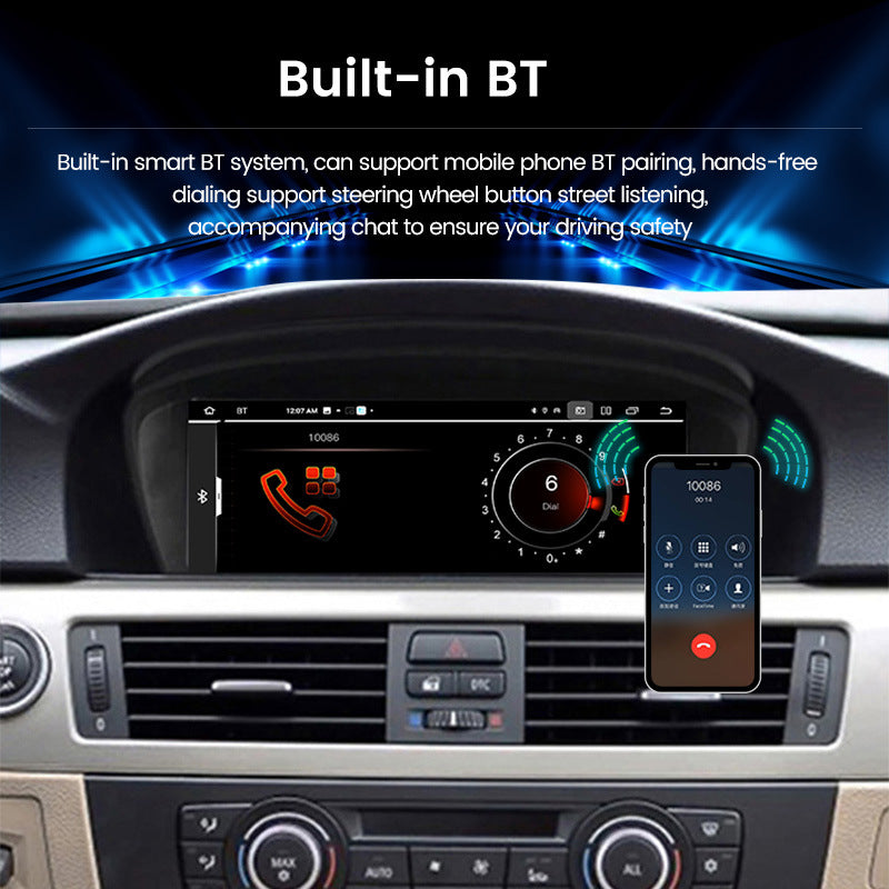 Suitable for BMW 3 Series/5 Series E60 E63 E90 E91 E92 Android Large Screen Central Navigation Radio