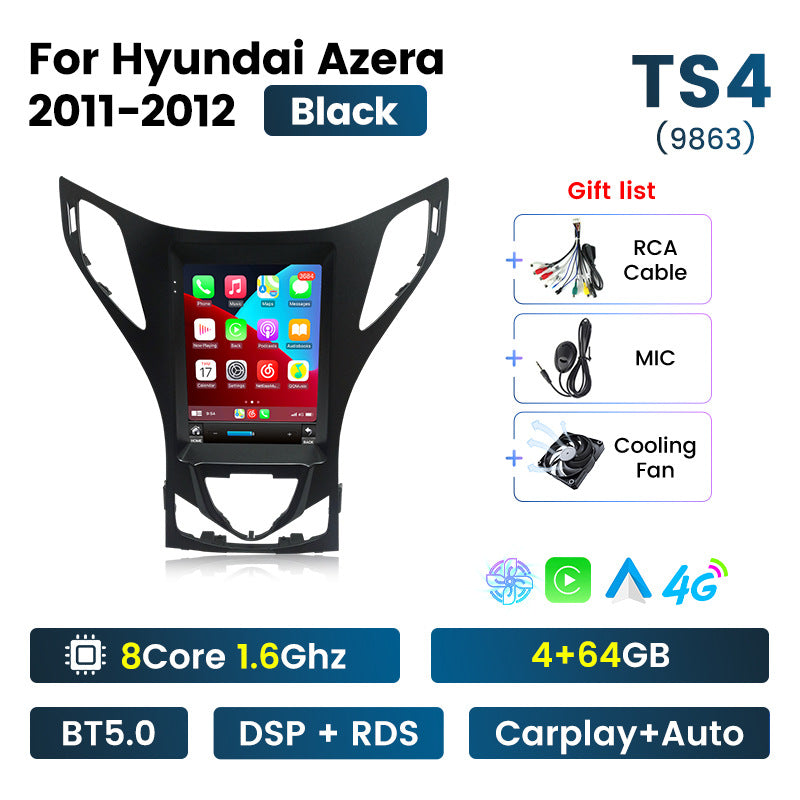 Suitable for 2011 hyundai azera vertical screen android car navigation carplay