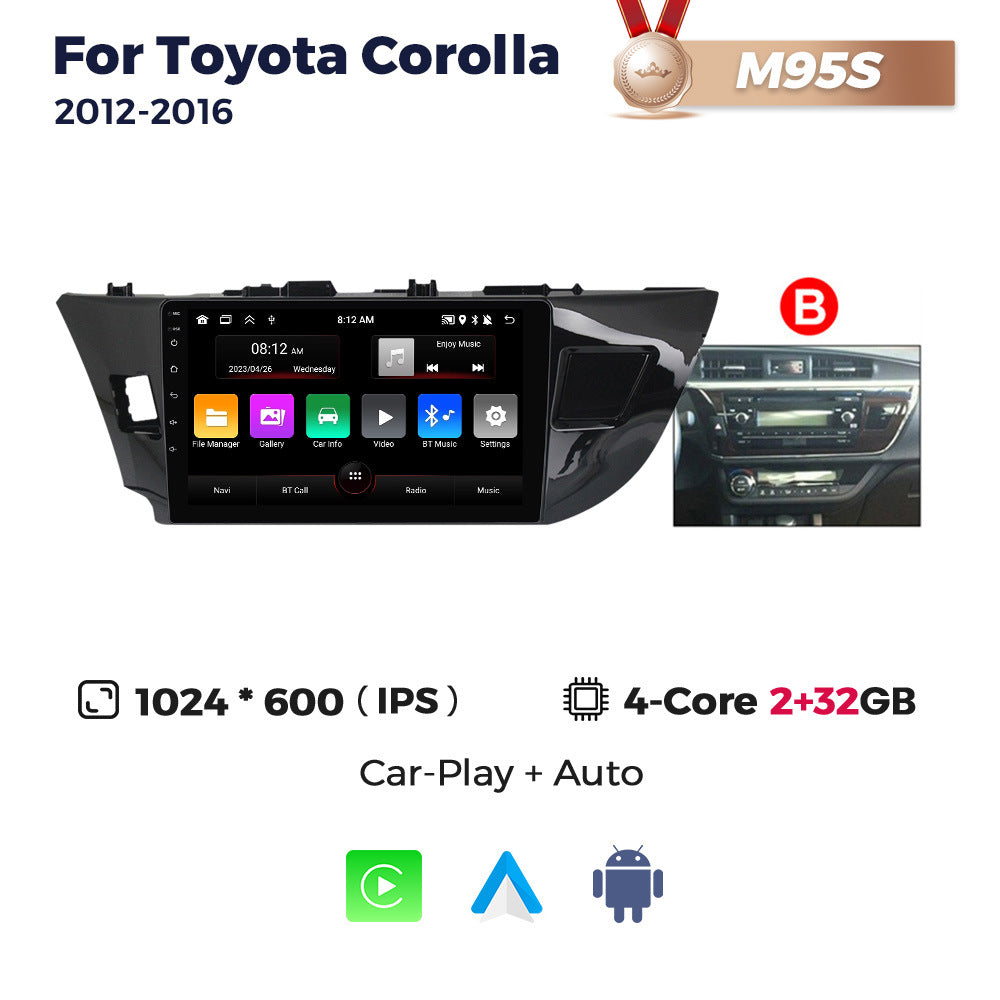 Suitable for toyota corolla 2012-2016 toyota corolla ralink android car smart navigation