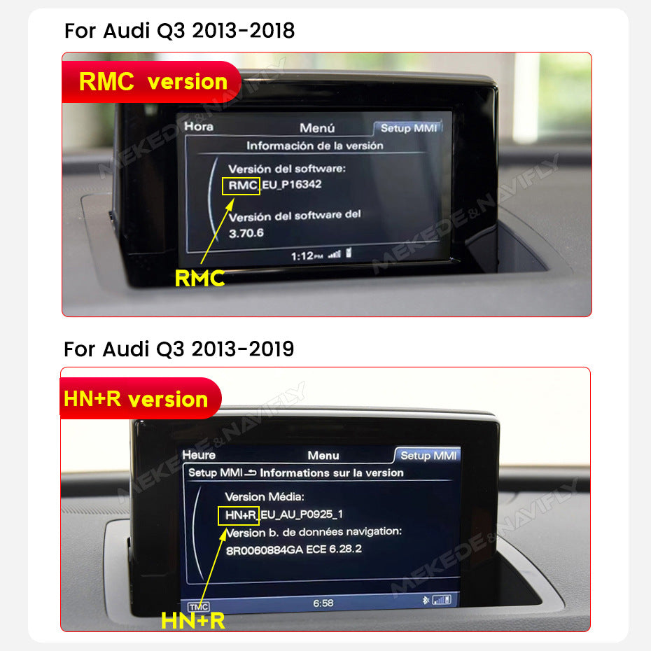 Suitable for audi q3 2013-2019: original car screen upgrade to qualcomm android head unit navigation system