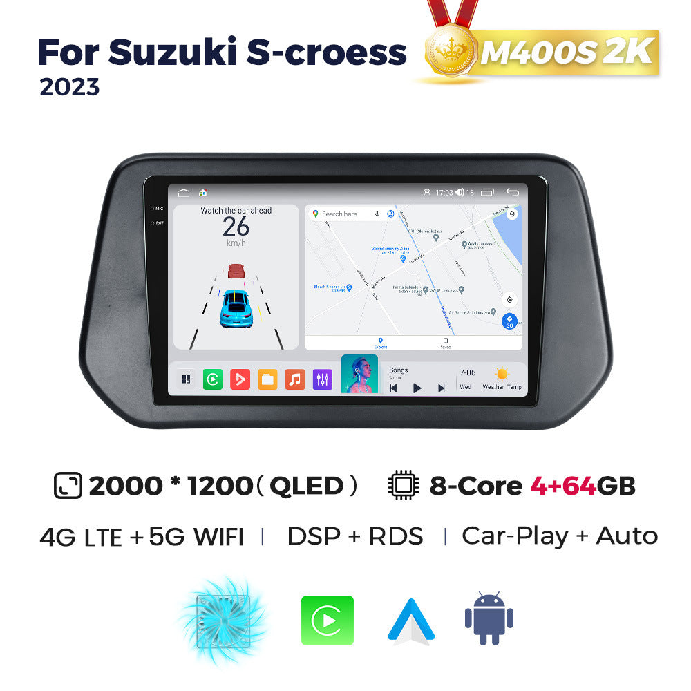 Suitable for suzuki s-cross 2023 suzuki s-cross smart android large screen car navigator