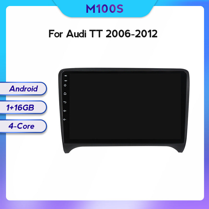 Suitable for Audi TT 06-12 to Android large-screen central control car navigation all-in-one machine 8 + 128G