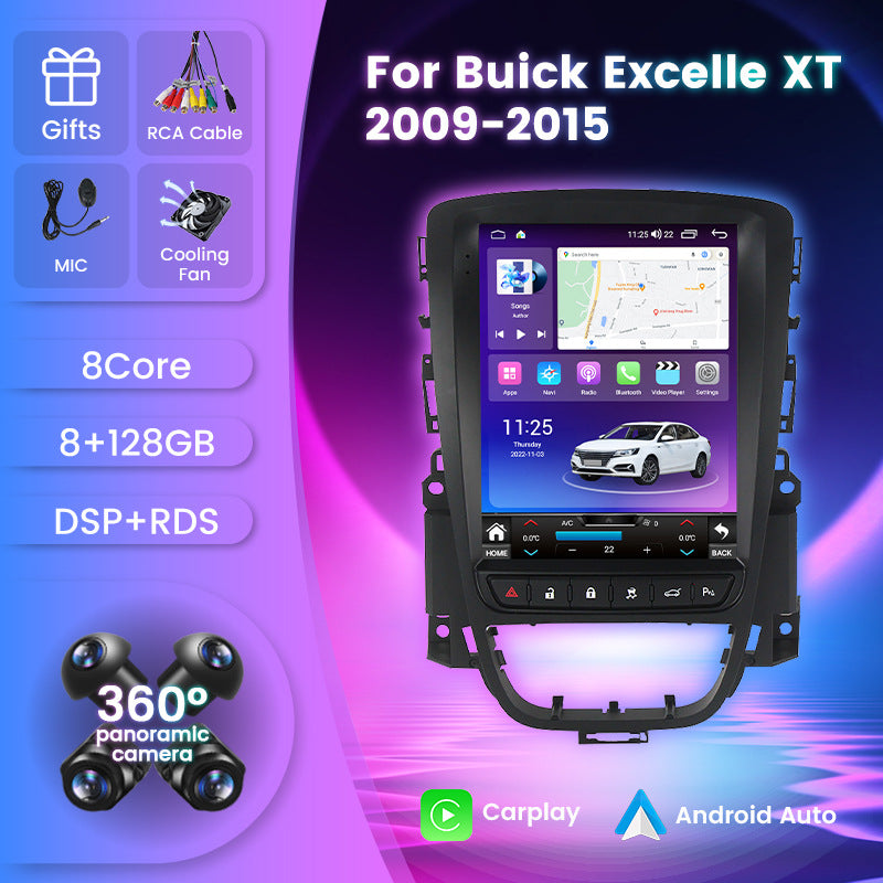 Suitable for 09-14 opel astra j tesla buick old yinglang vertical screen car android navigator