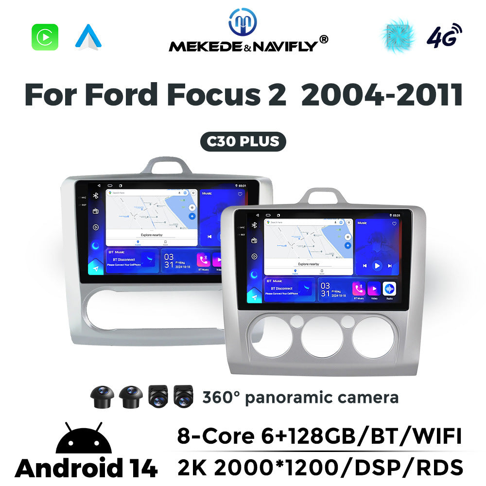 Suitable for Ford Old Focus 04-11 Android large screen central control car navigation radio screen Carplay