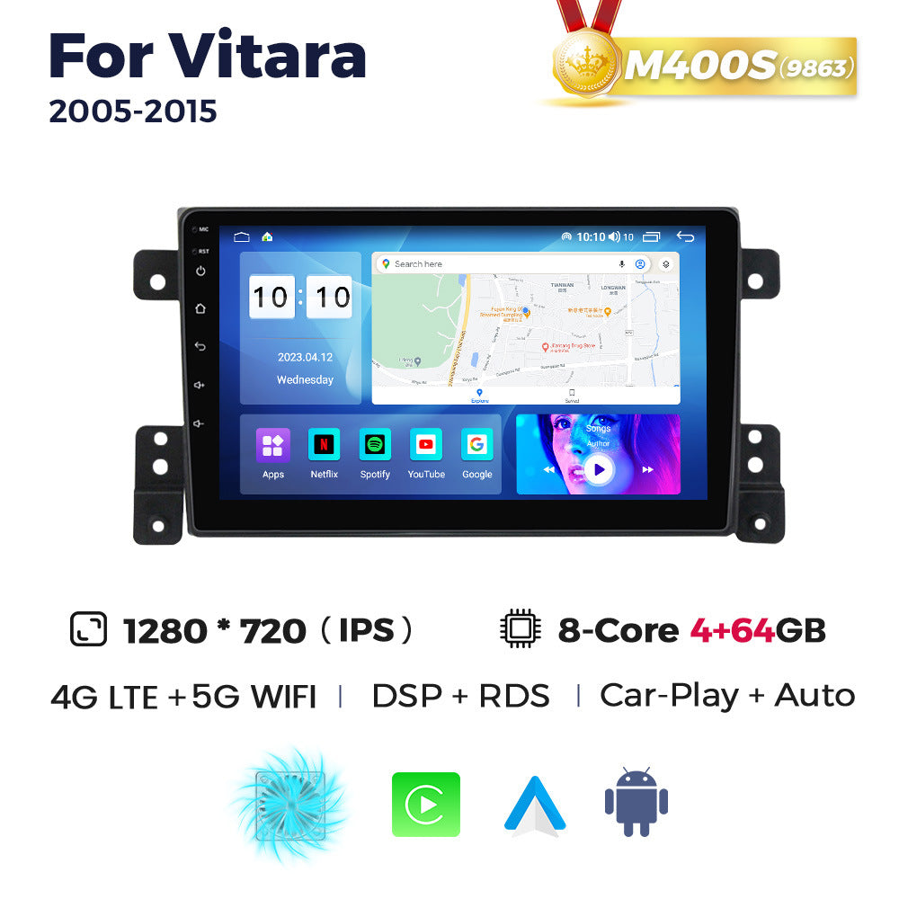 Suitable for suzuki vitara 05-13 car central control gps navigation android carplay