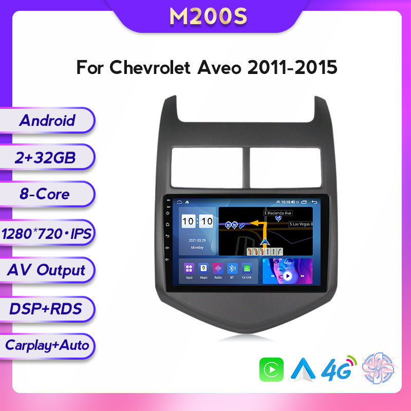 Suitable for 11-15 chevrolet aveo/aveo car large screen android navigator wireless carplay