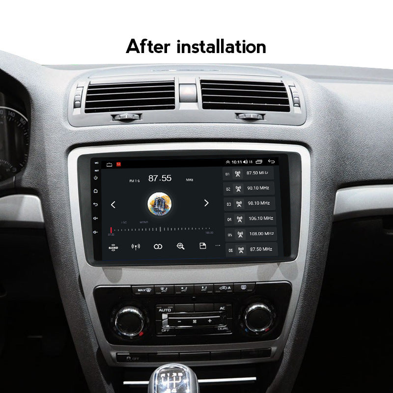 Suitable for Skoda Octavia 08-13 to Android large-screen central control car navigation screen 8 + 128G