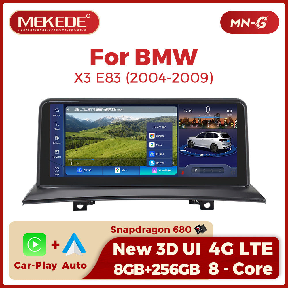 10.25 inch for BMW X3 E83 04-09 Android large screen central control car navigation Bluetooth Carplay