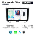 DUDUAUTO for Honda CRV 2006-2012 Android large screen central control car navigation Bluetooth Carplay