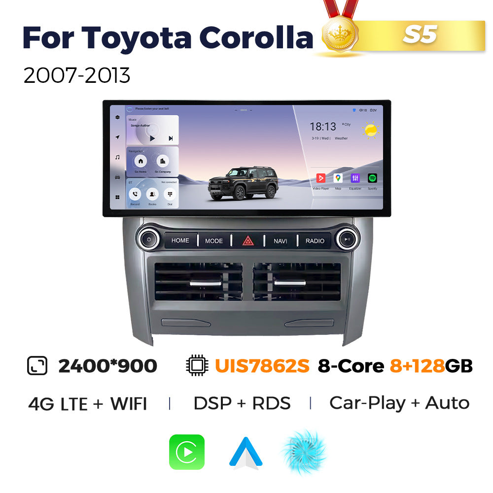 Suitable for toyota corolla 2007 - 2013 toyota corolla 12.3inch android vertical screen navigation