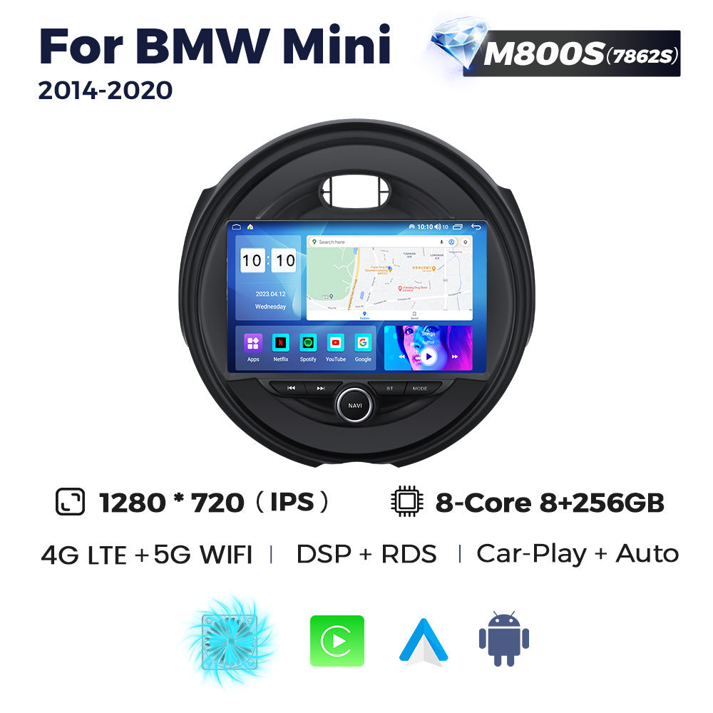 Suitable for bmw mini 14-20 bmw mini car android large screen navigator wireless carplay