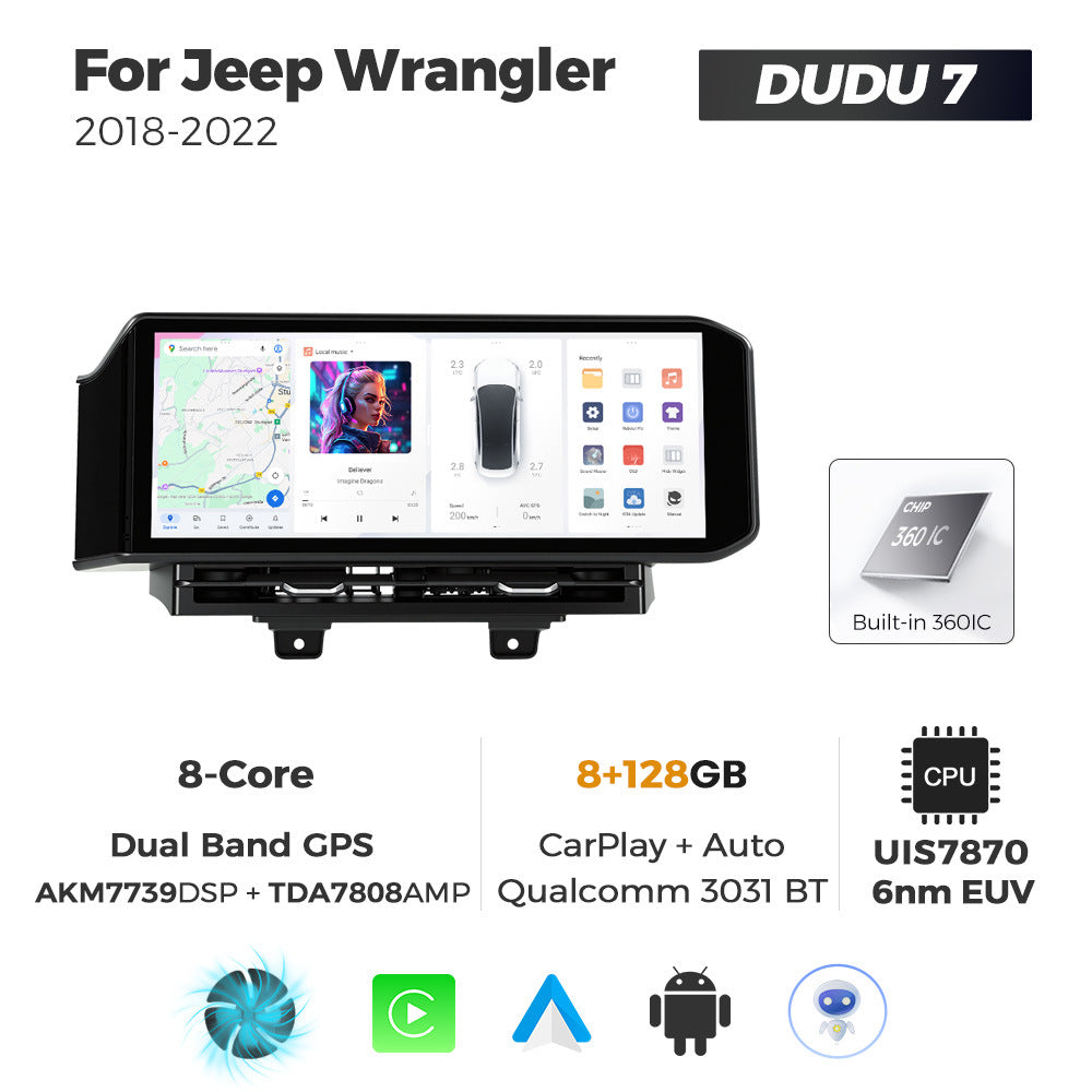 Suitable for jeep wrangler old to new upgrade 18-23 jeep wrangler dudu7