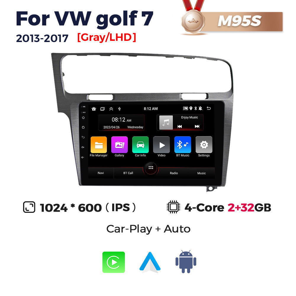 Suitable for left and right peptides vw golf 7 2013-2017 volkswagen golf seven car android large screen navigation