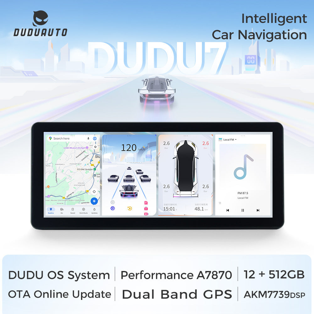 Suitable for 12.3inch duduauto series dudu7 dudu liangshan international edition android intelligent interactive navigation