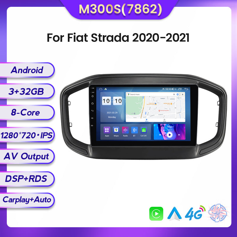 Compatible with Fiat Strada 20-21 model Android large-screen central control in-car navigation screen 8+128 sizes