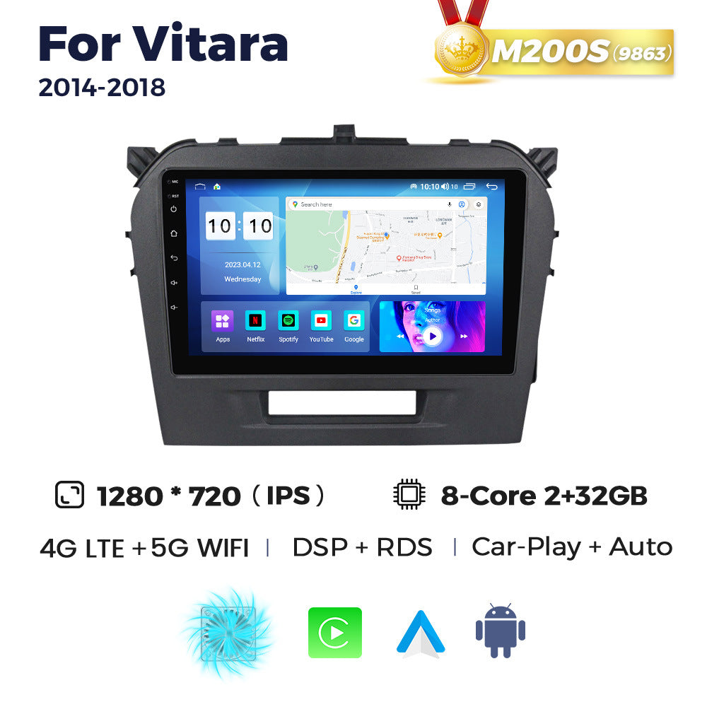 Suzuki Vitara 2014-2018 Android large screen central control navigation Bluetooth Carplay