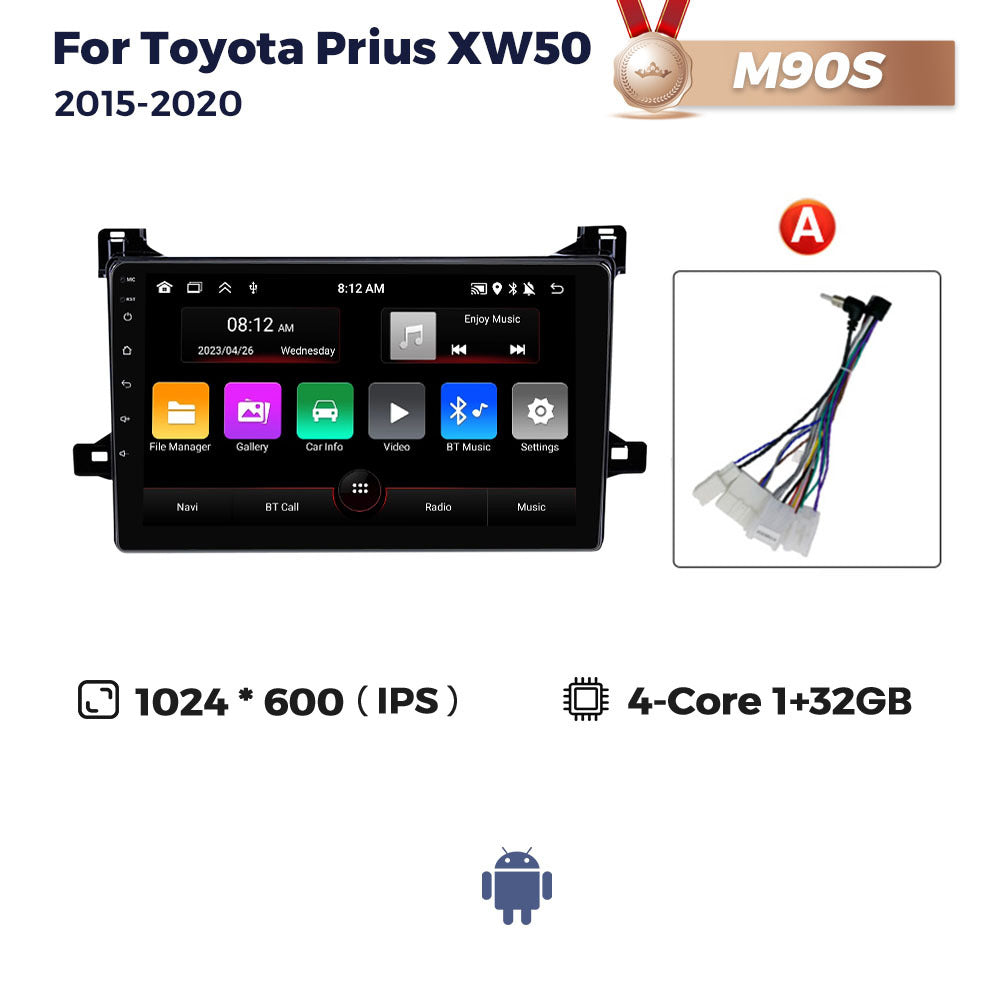Suitable for toyota prius xw50 2015-2020 toyota prius car android smart navigation