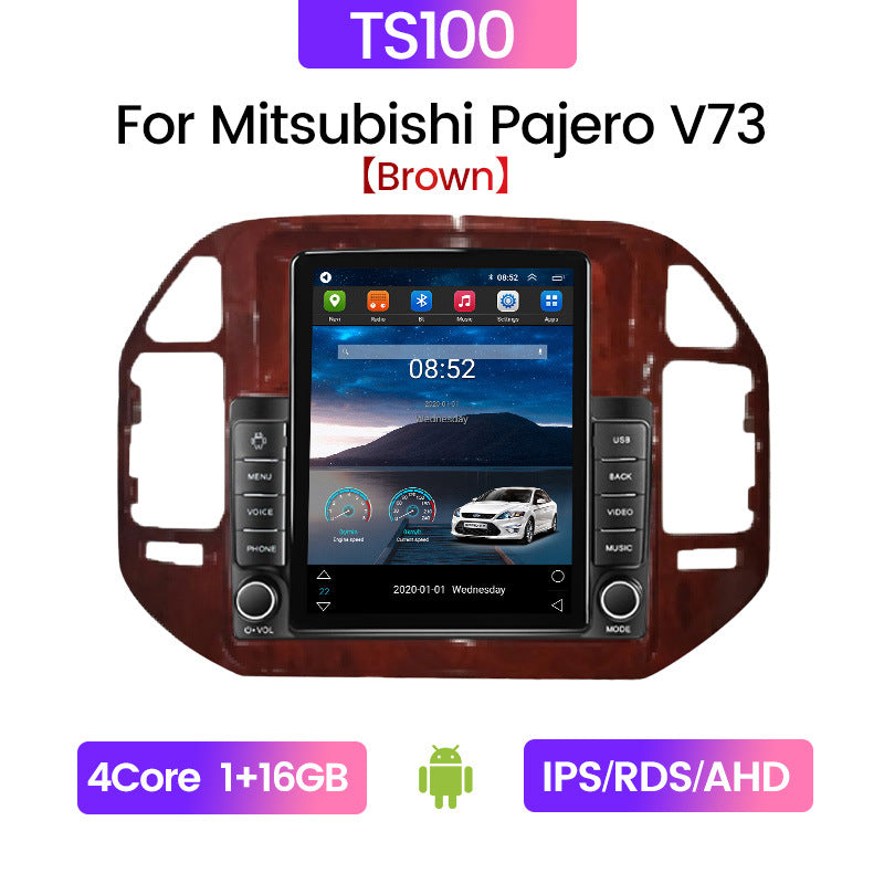 Suitable for mitsubishi pajero v73 vertical screen car android navigator stone monument machine